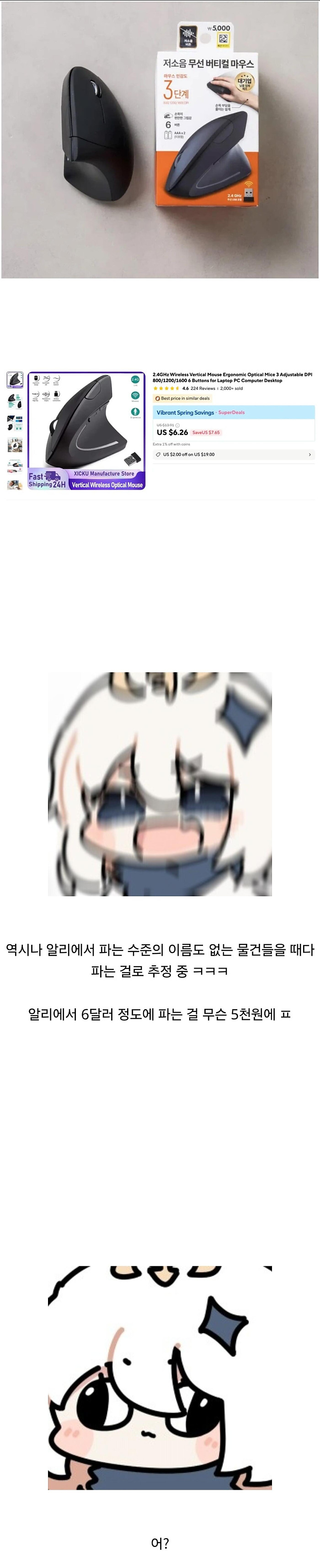 다이소에서 판다는 버티컬마우스의 정체