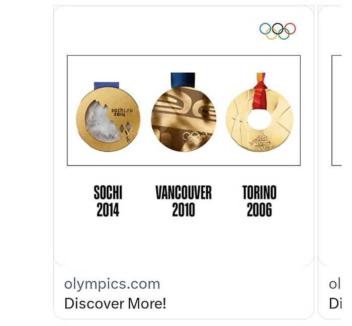 밀라노 동계올림픽 메달 디자인