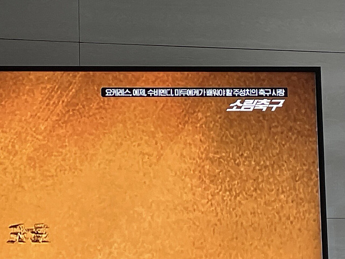 아스날팬으로 강력히 의심되는 OCN 편성PD