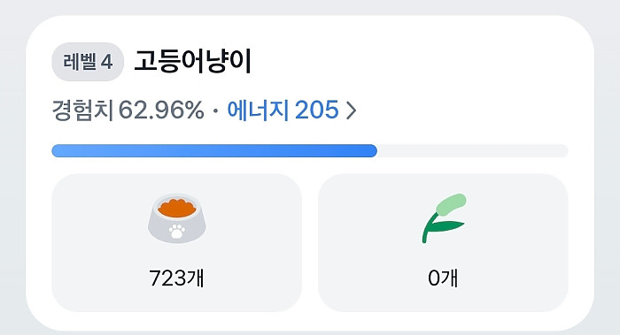 토스 고양이 키워서 간식 먹기 서비스 개악 확정
